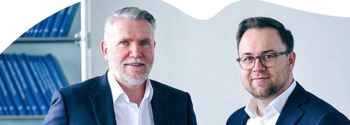 Das Führungsduo der NEON EQUITY AG: Gründer und CEO Thomas Olek (56, links) aus Frankfurt und Ole Nixdorf (32, rechts) aus Essen © NEON EQUITY AG