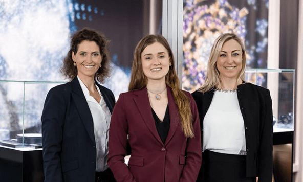 Ruth Wermes, Scarlett Clauss, Michaela Gailer - Osmium Institut (von Links nach rechts)